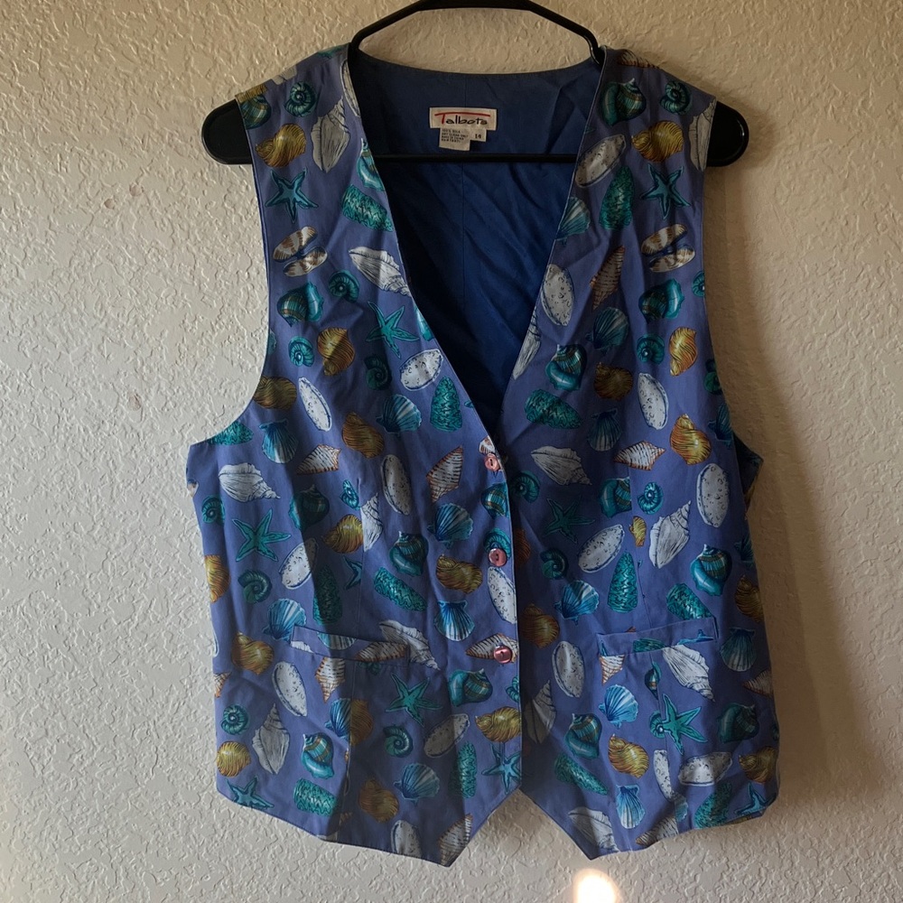 Talbots Royal Blue Silk Apparel